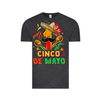 Vintage Black My first cinco de mayo Vintage Tee - FaDigitalArtStudio