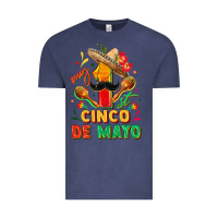 Vintage Denim My first cinco de mayo Vintage Tee - FaDigitalArtStudio