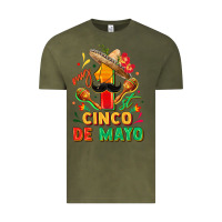 Vintage Olive My first cinco de mayo Vintage Tee - FaDigitalArtStudio