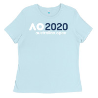 Baby Blue australian open Ladies Tee - artisFamous