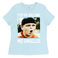 Baby Blue sandlot me smalls Ladies Tee - artisFamous