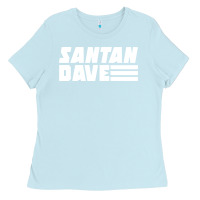 Baby Blue Santan Dave Ladies Tee - artisFamous