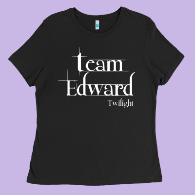Team Edward Twilight Ladies Tee Designed By Artisfamous