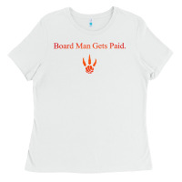 White toronto kawhi board man gets paid Ladies Tee - artisFamous
