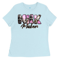 Baby Blue Milk Maker Mother's Day Ladies Tee - CowGirlArtShop
