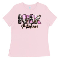 Bubblegum Pink Milk Maker Mother's Day Ladies Tee - CowGirlArtShop