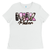White Milk Maker Mother's Day Ladies Tee - CowGirlArtShop