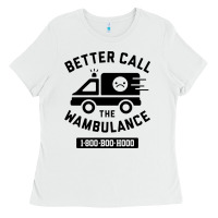 White wambulance Ladies Tee - artisFamous
