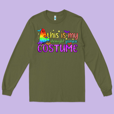 This Is My Straight Person Costume Pride Lgbtq Long Sleeve Tee Designed By Bundleandbundleshop