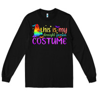 Black This is my straight person costume pride LGBTQ Long Sleeve Tee - BundleAndBundleShop
