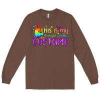 Chestnut This is my straight person costume pride LGBTQ Long Sleeve Tee - BundleAndBundleShop