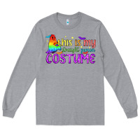 Heather Grey This is my straight person costume pride LGBTQ Long Sleeve Tee - BundleAndBundleShop