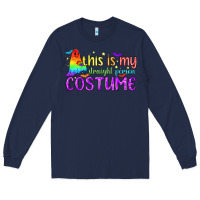 Navy This is my straight person costume pride LGBTQ Long Sleeve Tee - BundleAndBundleShop