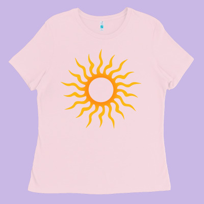 Tribal Sun Ladies Tee Designed By Artisfamous