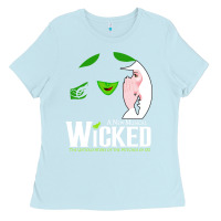 Baby Blue wicked halloween Ladies Tee - artisFamous