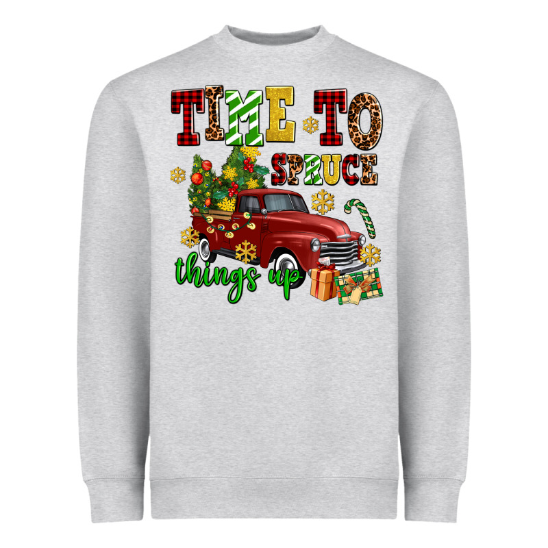 Time To Spruce Things Up Heavyweight Sweatshirt by AdoDesignShop | Teevron