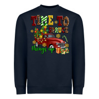 Navy time to spruce things up Heavyweight Sweatshirt - AdoDesignShop
