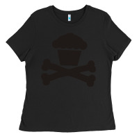 Black johnny cupcakes funny skull Ladies Tee - artisFamous