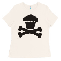 Bone johnny cupcakes funny skull Ladies Tee - artisFamous