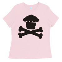 Bubblegum Pink johnny cupcakes funny skull Ladies Tee - artisFamous