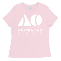 Bubblegum Pink Australian Open Ladies Tee - artisFamous