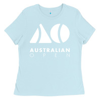 Baby Blue Australian Open Ladies Tee - artisFamous