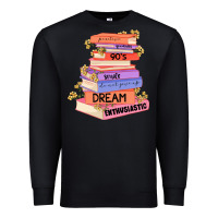Black booktroverts Premium Sweatshirt - JahusDesignShop