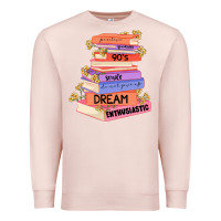 Pale Pink booktroverts Premium Sweatshirt - JahusDesignShop