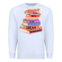 White booktroverts Premium Sweatshirt - JahusDesignShop