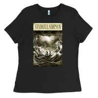 Black sturgill simpson Ladies Tee - artisFamous