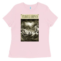 Bubblegum Pink sturgill simpson Ladies Tee - artisFamous