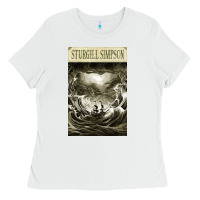 White sturgill simpson Ladies Tee - artisFamous
