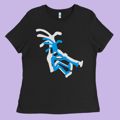 Kokopeli Funny Ladies Tee Designed By Artisfamous