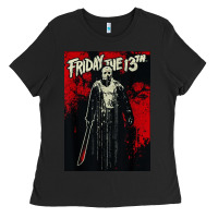 Black friday the 13th jason drip Ladies Tee - artisFamous