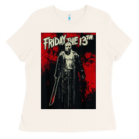 Bone friday the 13th jason drip Ladies Tee - artisFamous