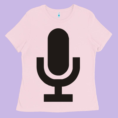 Microphone Funny Music Ladies Tee Designed By Artisfamous