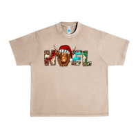 French Oak noel long haired shaggy cow Urban Heavy Tee - Jasminsmagicworld