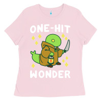 Bubblegum Pink one hit wonder   tonberry Ladies Tee - artisFamous