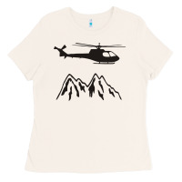 Bone mountain rescue helicopter funny Ladies Tee - artisFamous
