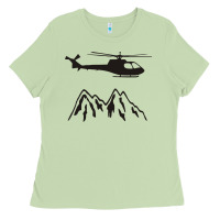 Matcha mountain rescue helicopter funny Ladies Tee - artisFamous