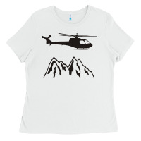 White mountain rescue helicopter funny Ladies Tee - artisFamous