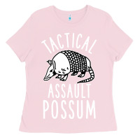 Bubblegum Pink tactical assault possum Ladies Tee - artisFamous