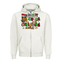 Oatmeal Heather hot cocoa and christmas movies Zipper Hoodie - AdoDesignShop