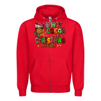 Red hot cocoa and christmas movies Zipper Hoodie - AdoDesignShop