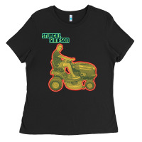 Black Sturgill Simpson Tractor Ladies Tee - artisFamous