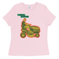 Bubblegum Pink Sturgill Simpson Tractor Ladies Tee - artisFamous