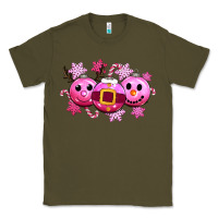 Army Green pink christmas Classic Tee - CowGirlArtShop