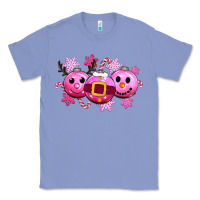 Colony Blue pink christmas Classic Tee - CowGirlArtShop