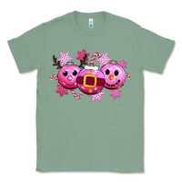 Sage pink christmas Classic Tee - CowGirlArtShop