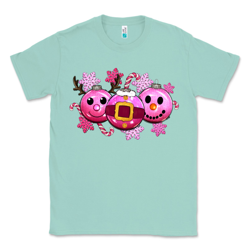 Pink Christmas Classic Tee by CowGirlArtShop | Teevron
